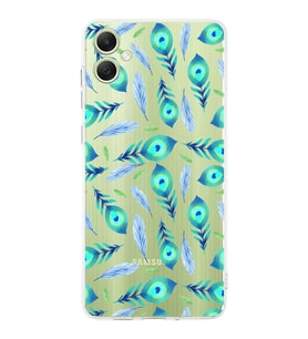 PrintiFy Samsung Galaxy A05 ile Uyumlu Nazar Boncuğu 3 Baskılı Kamera Korumalı Şeffaf Silikon Kılıf