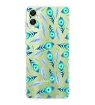 PrintiFy Samsung Galaxy A05 ile Uyumlu Nazar Boncuğu 3 Baskılı Kamera Korumalı Şeffaf Silikon Kılıf