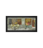 Manzara Temalı Kanvas Tablo 80 x 110 cm Siyah Çerçeve