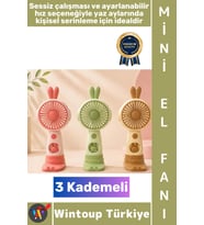 #Vantilatör Seyahat Tipi Kompakt Taşınabilir Hafif Sessiz Çalışma Ev Ofis Yaz Serinleme Şık Sevimli