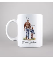 Canım Babam Baba & Oğul Tasarımlı Kupa Kişiye Özel