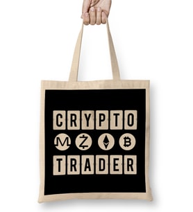 Cryptocurrency Crypto Trader Bitcoin Blockchain Bez Çanta Uzun Saplı