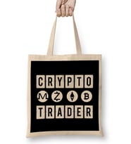 Cryptocurrency Crypto Trader Bitcoin Blockchain Bez Çanta Uzun Saplı