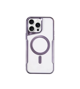 Newface Apple iPhone 11 Pro Max Kılıf Boyi Magsafe Silikon Kapak - Derin Mor