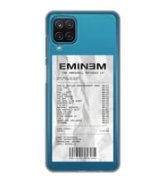 Samsung Galaxy A22 Uyumlu Eminem Tasarımlı Şeffaf Telefon Kılıfı