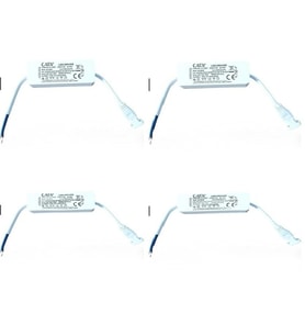 CATA CT-2517 4’lü Set 18–40W Slim Sabit Akım LED Driver 230mA 220V Trafo Güç Kaynağı LED Panel & Spot Sürücü
