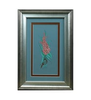 e38 EL İŞÇİLİĞİ BUKET ÇİÇEK TABLO - 30-44 CM - 6548