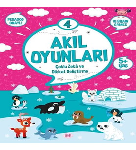 Akıl Oyunları 4 (5+ Yaş) - Çoklu Zeka ve Dikkat Geliştirme