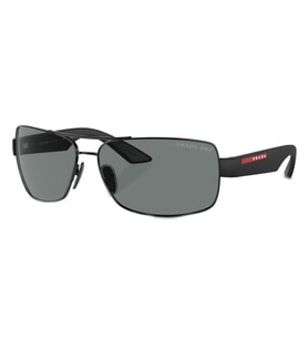 Prada Sport SPS50Z 1AB02G 65 Polarize Erkek Güneş Gözlüğü (Siyah)
