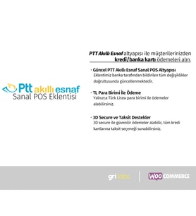 WooCommerce / Wordpress - PTT Akıllı Esnaf Sanal POS Modülü