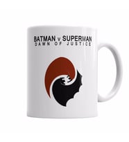 DC Superman VS Batman  Kupa Bardak Porselen