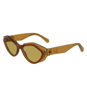 Calvin Klein CKJ24621S 618 53 Kadın Güneş Gözlüğü (Kahverengi)