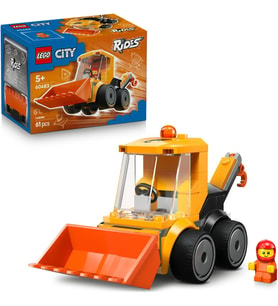 LEGO City Araçlar - İnşaat Yükleyicisi 60483 – 5 Yaş ve Üzeri Çocuklar için Minifigür İçeren Oyuncak Yapım Seti (61 Parça)