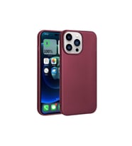 Apple iPhone 14 Pro Uyumlu Kılıf Zore Premier Silikon Kapak (Mürdüm)