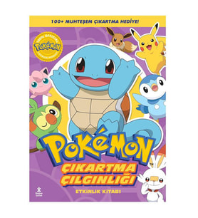 Pokemon Squirtle Çıkartma Çılgınlığı Etkinlik Kitabı Doğan Çocuk
