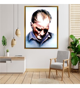 ÇERÇEVELİ ATATÜRK TABLO S445