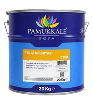 Pamukkale Yol Çizgi Boyası Solvent Bazlı 20 Kg Bayrak Kırmızı Ral 3020