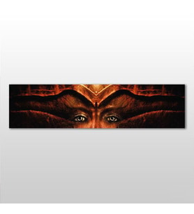 Tepe Göz Kanvas Tablo 60x20cm (Karışık)