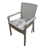 MİRZADE6 Adet Duck Bezi Rattan Minderi-taç 32411-01
