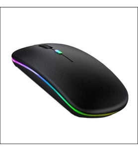 DailyLink RGB Wireless Bluetooth Kablosuz Optik Mouse Şarj Edilebilir USB Gamer PC Dizüstü İpad