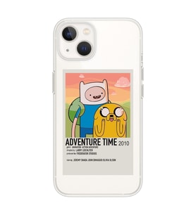 Iphone 14 Uyumlu Adventure Time Tasarımlı Şeffaf Telefon Kılıfı
