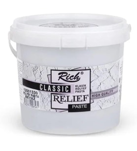 Klasik Rölyef Pasta 1200gr Beyaz