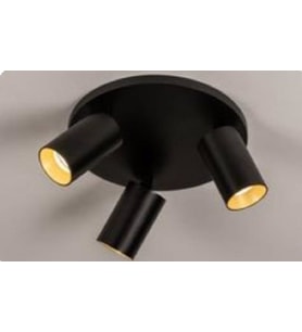 MYLİGHTS  ÜÇLÜ 30 CM LED AVİZE LED SPOT GÜN IŞIĞI AMPULLÜ  (Siyah)
