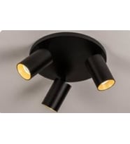 MYLİGHTS  ÜÇLÜ 30 CM LED AVİZE LED SPOT GÜN IŞIĞI AMPULLÜ  (Siyah)