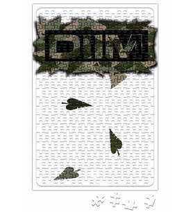 Logo Dıım floral Camuflado Puzzle 240 Parça Yapboz