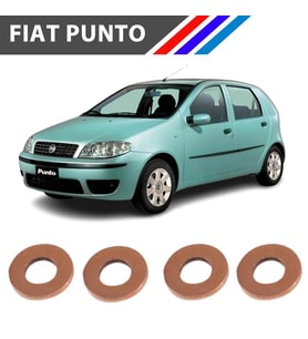 Fiat Punto Diesel Enjektör Pulu Düz Tip 4 Adetli Set