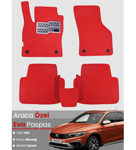 Fiat Egea Cross,Hatchback Uyumlu EVA Paspas Tam Set – Birebir Uyum, Araca Özel Tasarım,Kolay Montaj