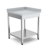 Empero EMP.KKT.7070-R Köşe Tezgahı Alt Raflı Sağ 70x70x85 cm