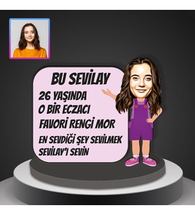Kişiye Özel Karikatür Tasarım Biblo 96967