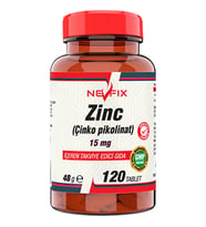 Nevfix Zinc Çinko Pikolinat 15 Mg 120 Tablet