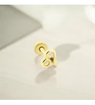 Glorria Altın Aslan Burcu Helix Piercing