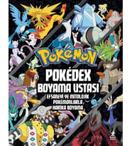 Pokémon- Pokédex Boyama Ustası Efsanevi Ve Mitolojik Pokémonlarla Harika Boyama