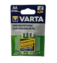 VARTA 2700mAh NiMH Şarjlı Kalem Pil AA 2li Blister
