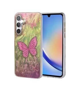 Samsung Galaxy A34 5g Kılıf Blade Aynalı Desenli Kapak - Desen 5