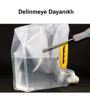Dayanıklı Plastik İçecek Çantası 1 Litre