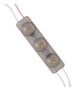 Powermaster 12 Volt 1.5 Watt Soğuk Beyaz Yanıp Sönen Parlak Tek Renk 6916 - 2835 69 X 16 Mm IP65 160 Derece Modül Led