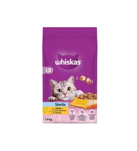 Whiskas Tavuklu Kısırlaştırılmış Kedi Maması 1.4 Kg