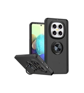 Xiaomi Redmi Note 15 Pro 5G Montreal Yüzüklü Silikon Kapak - Siyah