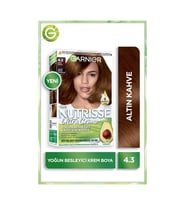 Garnier Nutrisse Yoğun Besleyici Kalıcı Krem Saç Boyası 4.3 Altın Kahve (ALTIN-KAHVE)