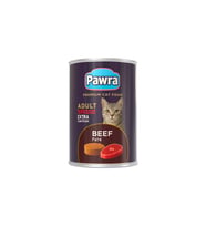 Pawra Yetişkin Kedi Dana Etli Pate Konserve 400 gr