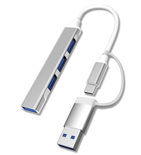 4 Port'lu Bağlantı İstasyonu Ultra İnce USB Bölücü TYPE-C tipi Çoklu Arayüz Adaptörü Multi Usb Çoklayıcı