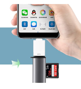 İPhone NK-03 Usb to Otg SD Kart Okuyucu İPhone 14-13-12 11-(5775) - HPSBYI6554-5406