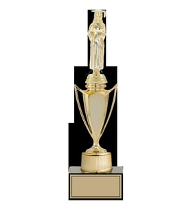 ODAK KUPA - Figürlü Kupalar - Mezuniyet Kadın Figürlü Kupalar FG-040 C - 34 cm