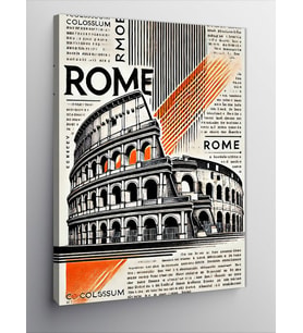 Kanvas Tablo Roma Kolezyum Posteri