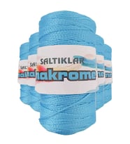 5 Adet Polyester Makrome İpi 3050 Mavi 100 gr