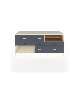Kronos Konsol 2 Raflı 7 Çekmeceli  220x59x99 Aytaşı-Çam/Antrasit